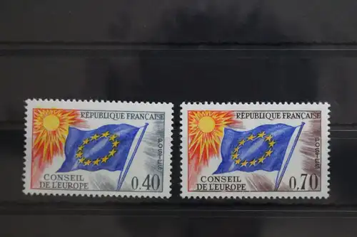 Frankreich 13-14 postfrisch als Dienstmarken Europarat #TA464