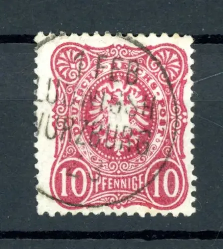 Deutsches Reich 33 gestempelt Bahnpoststempel #GJ007