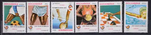 Mosambik 1094-99 postfrisch Sport #GZ045