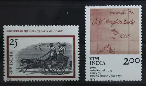 Indien 663-664 postfrisch #TC130