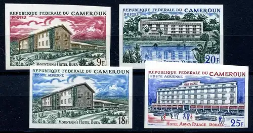 Kamerun 453-456 geschnitten postfrisch Architektur #GX177