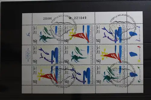 Israel 1214-1216 gestempelt als Kleinbogen #TD365