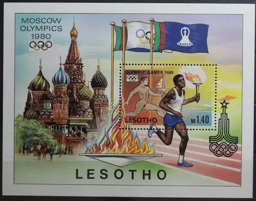 Lesotho Block 5 mit 296 postfrisch #TD598