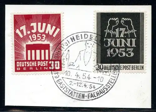 Berlin 110-11 Sonderstempel Briefstück #HD118