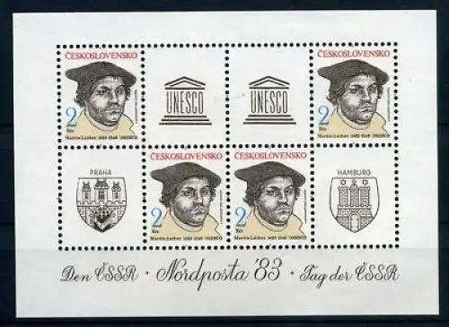 Tschechoslowakei Block 56 postfrisch #GZ503