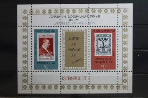 Türkei Block 12 mit 2574-2575 postfrisch #TD837