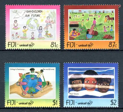 Fidschi 781-84 postfrisch Unicef #HD083