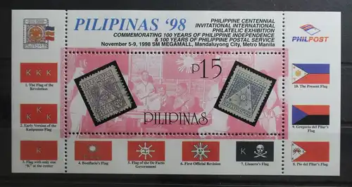 Philippinen Block 130 mit 2971 postfrisch #TD925
