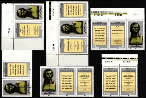 DDR W Zd 807 - W Zd 812 postfrisch Zusammendruck #TE143