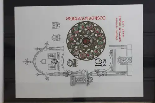 Tschechoslowakei Block 35 B mit 2456 B postfrisch #TD667