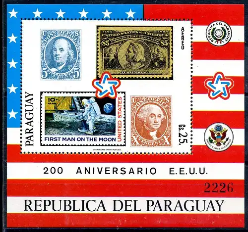 Paraguay Block 286 postfrisch #GZ544