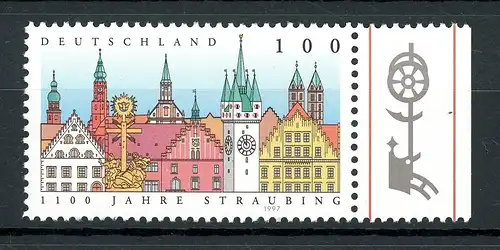 Bund 1910 I postfrisch Plattenfehler #HK420