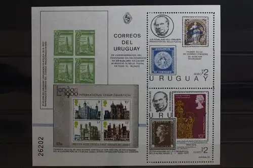 Uruguay Block 45 postfrisch #TE094