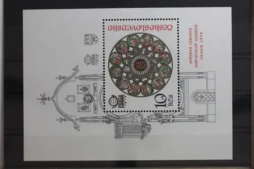 Tschechoslowakei Block 35 A mit 2456 A postfrisch #TD666