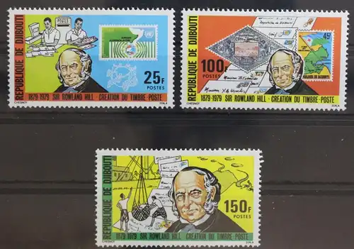 Dschibuti 245-247 postfrisch #TE095