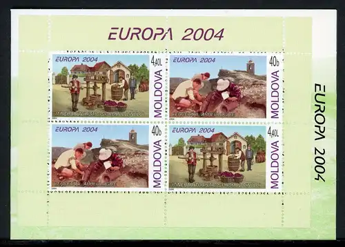 Moldawien Markenheftchen MH 8 postfrisch Cept 2004 #HE092