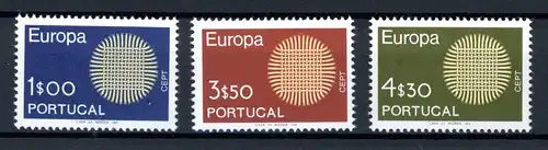 Portugal 1092-94 postfrisch Cept #HD078