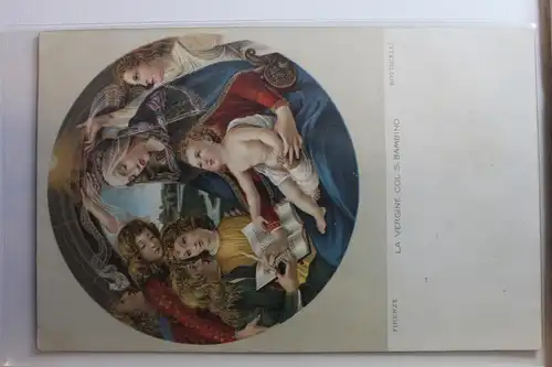 AK Deutschland Sandro Botticelli - La Vergine Col S. Bambino #PG157