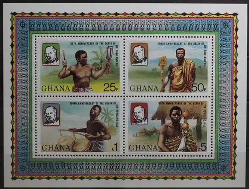 Ghana Block 82 A mit 817 C-820 C postfrisch #TE395