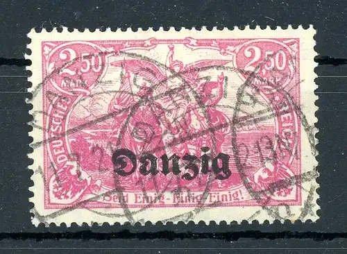 Danzig 12c gestempelt mit Fotoattest Gruber BPP #GJ073