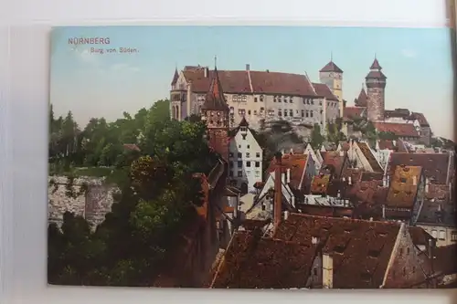 AK Nürnberg Burg von Süden #PG093