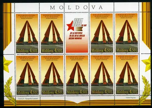 Moldawien KB 705 postfrisch #GZ553