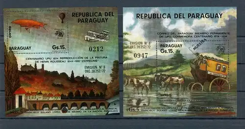 Paraguay Block 228 + 229 postfrisch UPU #GJ309