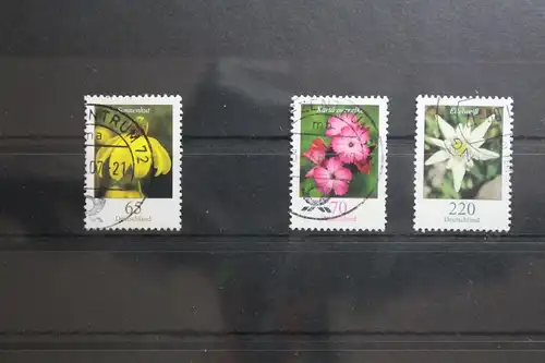 BRD 2524, 2529-2530 gestempelt Blumen #TF733