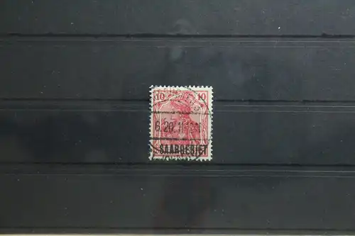 Saargebiet 33 gestempelt Vollstempel #SW836