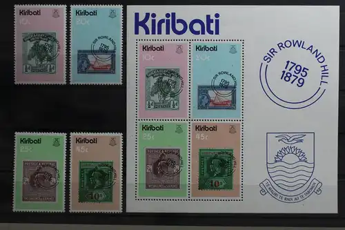 Kiribati 338-341, Block 6 mit 338-341 postfrisch #TE429