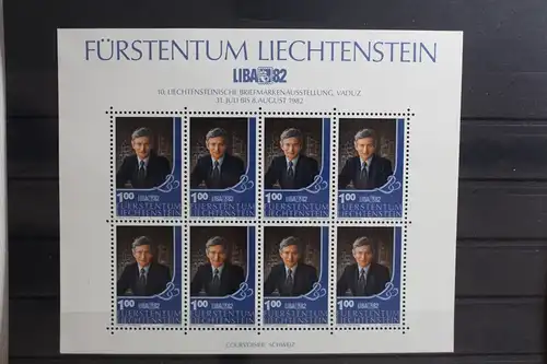 Liechtenstein 797 als Kleinbogen postfrisch #TF023