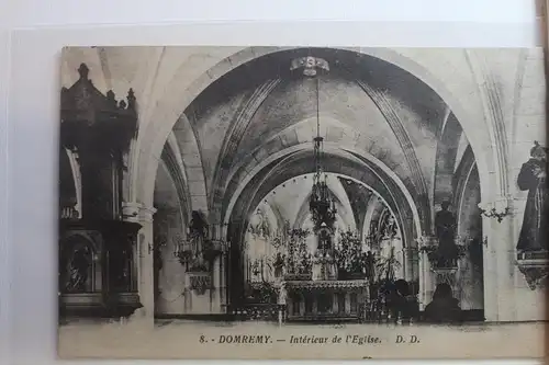 AK Domremy Intérieur de l`Eglise #PG100