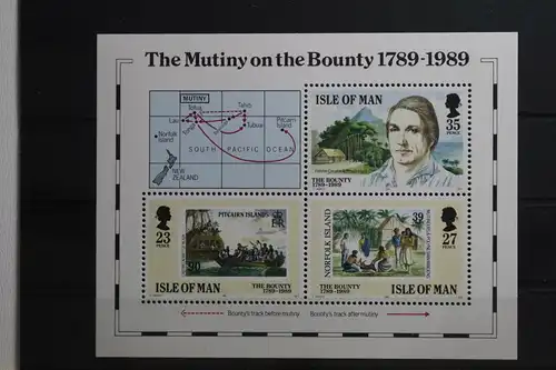 Großbritannien Isle of Man Block 11 mit 401-403 postfrisch #TG673