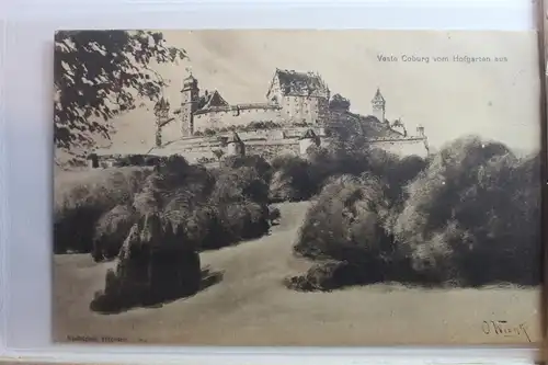 AK Coburg Veste Coburg vom Hofgarten aus 1913 #PG215