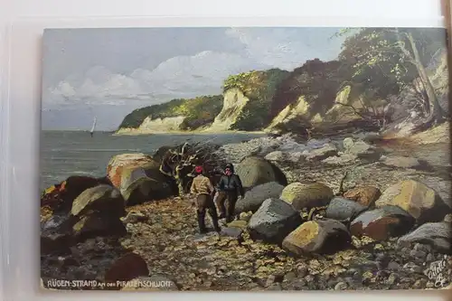 AK Insel Rügen Rügen-Strand an der Priatenschlucht #PG130