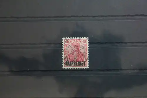 Saargebiet 48 gestempelt Vollstempel #SW886