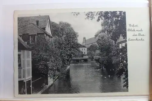 AK Erfurt Blick nach der Barfüßerkirche 1935 #PG197