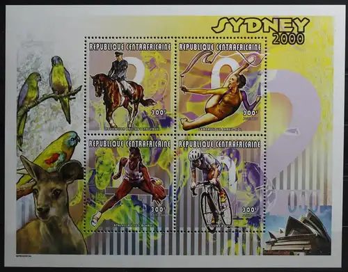 Zentralafrikanische Republik 2533 A-2536 A postfrisch #TE808