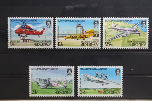 Großbritannien Alderney 18-22 postfrisch #TE756