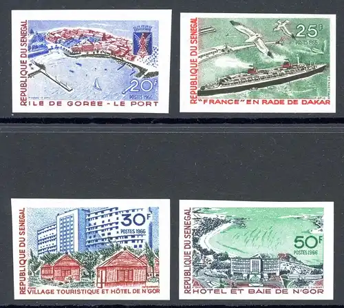 Senegal 346-349 geschnitten postfrisch Tourismus #HC041