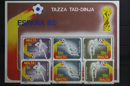 Malta 663-665, Block 7 mit 663-665 postfrisch #TH524