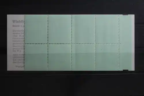 Berlin VJ-MH 9 c II b oZ postfrisch Versuchs-Justier-Markenheftchen #TG365