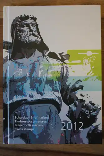 Schweiz Jahrbuch 2012 postfrisch Frankatur #TH492