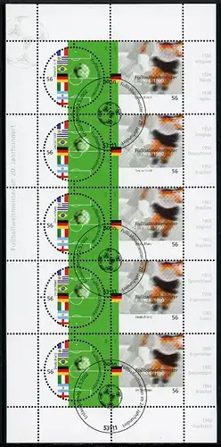 Bund Zehnerbogen 2258-2259 Bonn Ersttagssonderstempel #HC059
