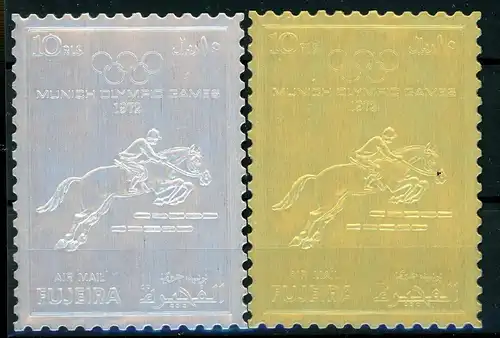 Fujeira 1091-1092 A postfrisch Olympia #ID034