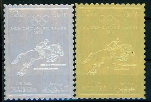 Fujeira 1091-1092 A postfrisch Olympia #ID034