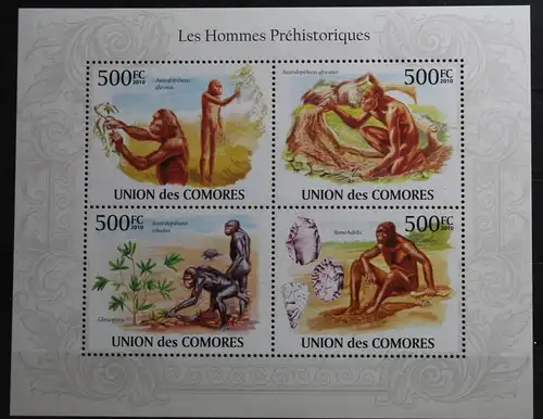 Komoren 2722-2725 postfrisch als Kleinbogen #TG630