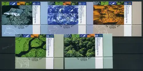 Bund 2423-2427 Eckrand ur Berlin Ersttagssonderstempel #HB064