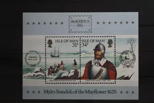 Großbritannien Isle of Man Block 8 mit 315-316 postfrisch #TG670