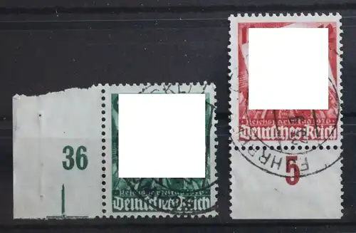 Deutsches Reich 632-633 gestempelt mit Vollstempel #TH019